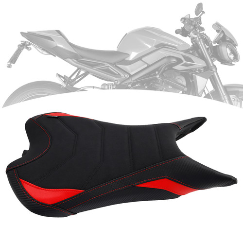 2023-2025 Triumph Street Triple 765R 765Rs Front Raider Seat Driver Cushion Pu Red Generic