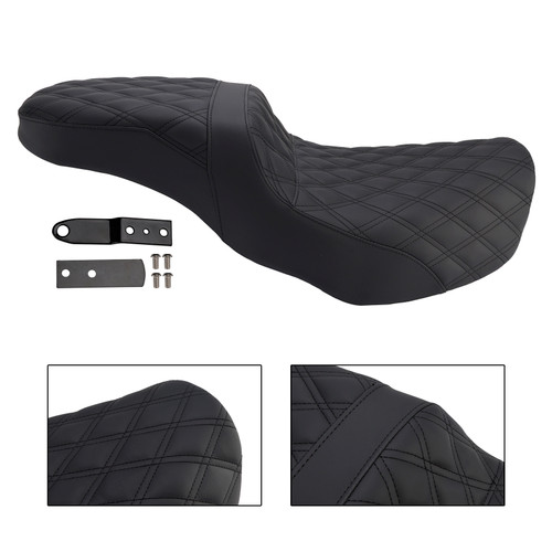 2006-2017 Dyna Fxd FLD Street Bob FXDB Fat Bob FXDF Rider Passenger Seat Front Rear Cushion Diamond Generic