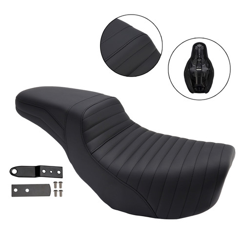 2006-2017 Dyna Fxd FLD Street Bob FXDB Fat Bob FXDF Rider Passenger Seat Front Rear Cushion Ribbed Generic