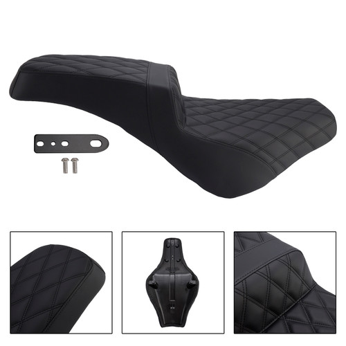 2018-2025 Street Bob 114 107 Rider Passenger Seat Front Rear Cushion Diamond Generic