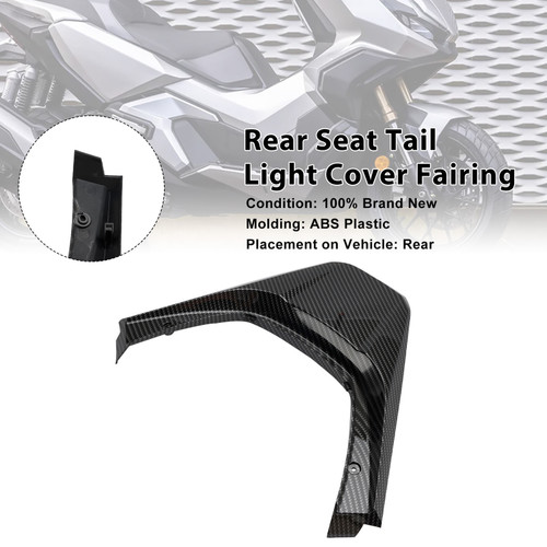 2022-2025 Honda ADV350 Rear Seat Tail Light Cover Fairing Carbon Generic