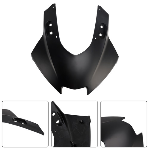 2025-2026 Yamaha YZF-R3 YZF-R25 Headlight Fairing Front Nose Cover Matte Black Generic