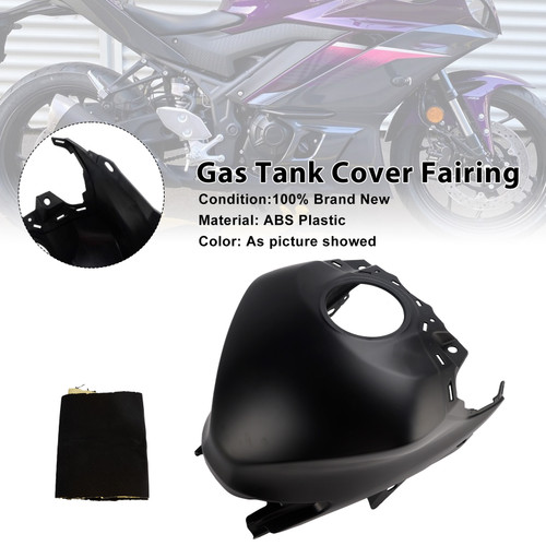 2025-2026 Yamaha YZF-R3 YZF-R25 Gas Tank Cover Fairing Matte Black Generic