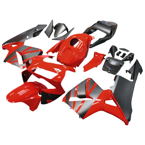 2003-2004 Honda CBR600RR Amotopart Fairings Red & Black Honda Racing Customs Fairing