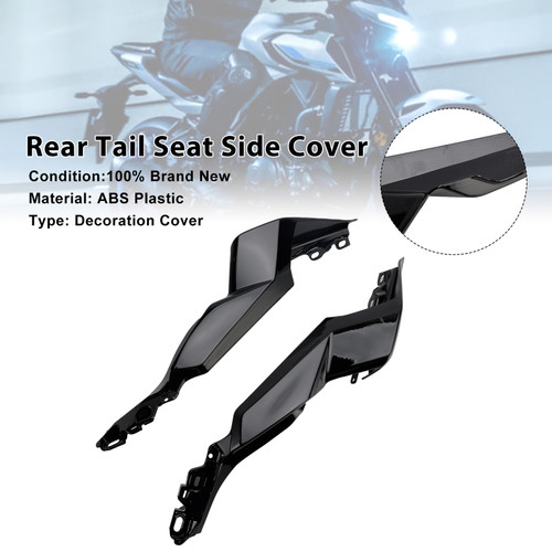 2025-2026 Yamaha YZF-R3 YZF-R25 MT-03 Rear Tail Seat Side Cover Black Generic