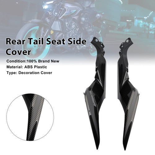 2025-2026 Yamaha YZF-R3 YZF-R25 MT-03 Rear Tail Seat Side Cover Carbon Generic