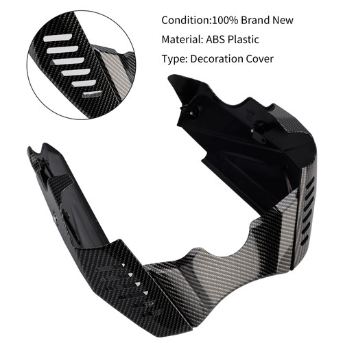 2022-2025 Yamaha XSR900 Belly Pan Lower Engine Spoiler Fairing Cover Carbon Generic