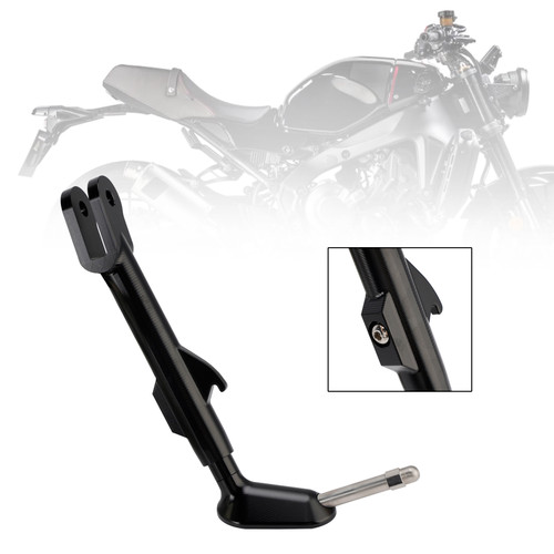 2022-2025 Yamaha XSR900 Motorcycle Foot Side Stand Kickstand Black Generic
