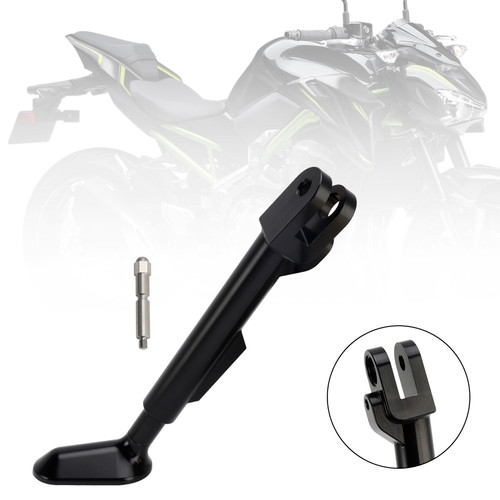2025 Kawasaki Z900 Motorcycle Foot Side Stand Kickstand Black Generic