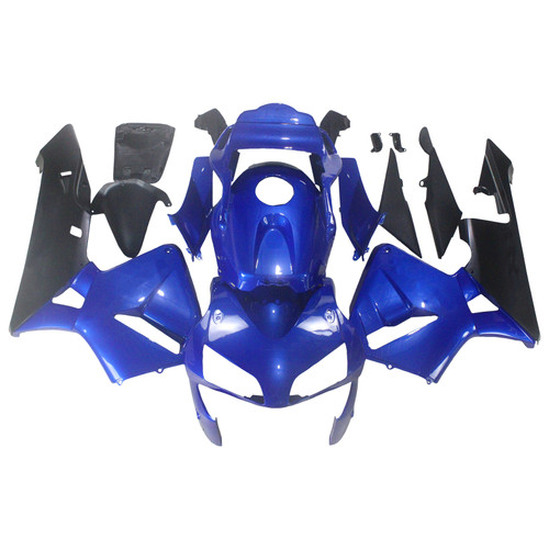 2003-2004 Honda CBR600RR Amotopart Fairings Blue & Black CBR Racing Customs Fairing