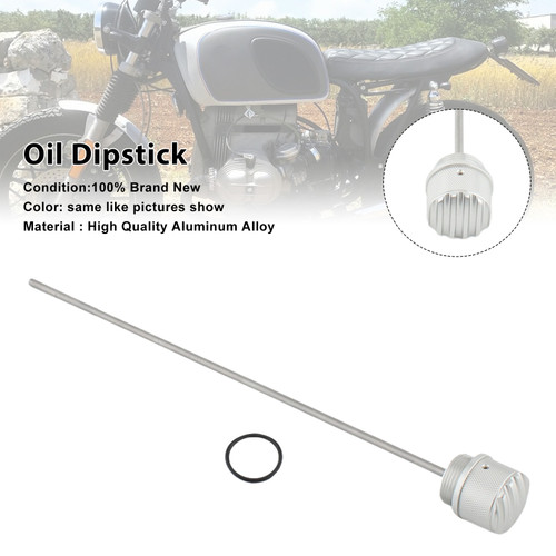 1978-1996 BMW R45 65 80 100 R45 R65 R80 R100 Oil Dipstick Plug Silver Generic