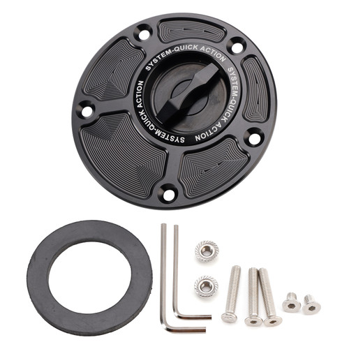 Quick Release Fuel Gas Tank Cap 5 Hole For Yamaha YZF R1 R1S R1M R3 R6 R6S R7
