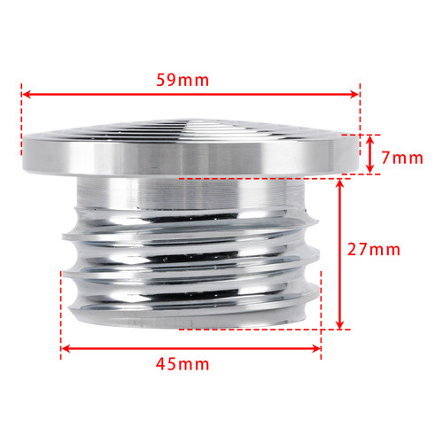 1992-later Sportster XL Models Aluminum Custom Fuel Tank Gas Cap Chrome Generic