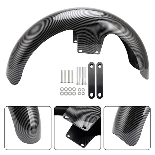 2010-2013 Touring Ultra Limited 19"Wrap Front Fender Carbon Generic