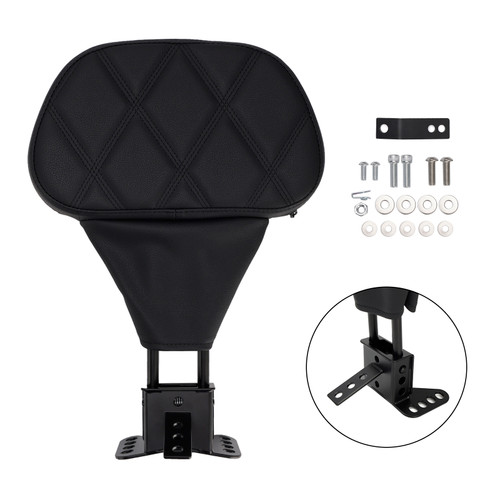 1988-2008 Touring Street Glide Electra Road Glide Road King Tri Glide Driver Sissy Bar Backrest Driver Backrest pad Wing pattern Generic