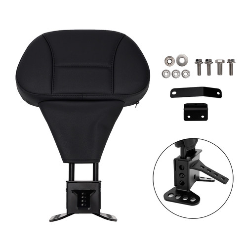 1988-2008 Touring Street Glide Electra Road Glide Road King Tri Glide Driver Sissy Bar Backrest Driver Backrest pad Diamond pattern Generic