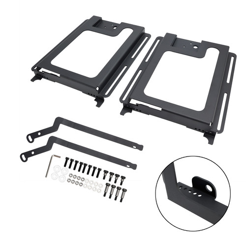 2015-on Polaris RZR 800 900 1000 2 Pack Utv Seat Bases Lower&Recline Kit Black Generic