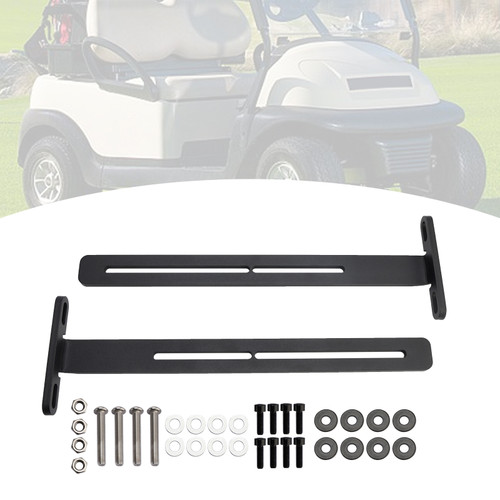 Yamaha Club Car Ezgo 2 Inch Golf Cart Wheel Spacers Kit With Lug Nuts Silver Generic