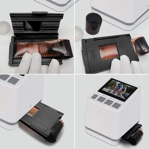 Old Film Scanner 14MP 22MP Converts 126KPK/135/110/Super 8 Films Film Scanner HD