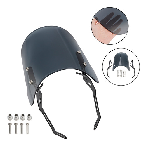 2022-2025 HONDA GB350S CB350RS Windshield WindScreen Gray Generic