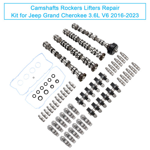 2016-2023 Jeep Grand Cherokee 3.6L V6 Camshafts Rockers Lifters Repair Kit 5047912AD 5047912AA 50477883AC Generic