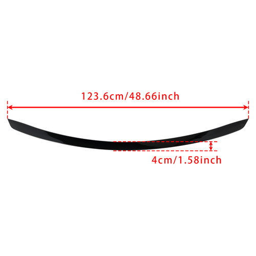 2016-2020 Mercedes-Benz W213 E-Class 4-Door Sedan Rear Boot Spoiler Gloss Black Generic