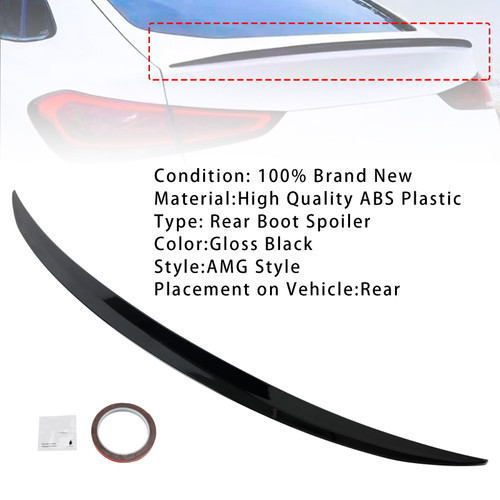 2019+ Mercedes-Benz C167/W167 GLE Coupe Rear Boot Spoiler Gloss Black Generic