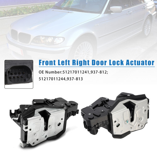 2000-2005 BMW 3 Series E46 Sedan / Touring Front Left+Right Door Lock Actuator 51217011241 51217011244 Generic