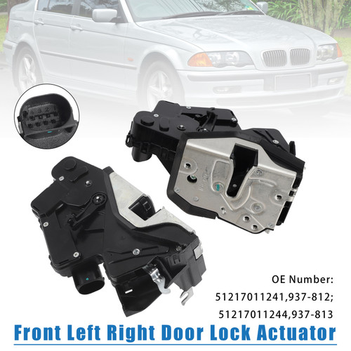 2000-2005 BMW 3 Series E46 Sedan / Touring Front Left+Right Door Lock Actuator 51217011241 51217011244 Generic