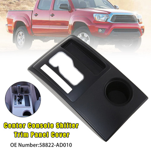 2005-2015 Toyota Tacoma Center Console Shifter Trim Panel Cover 58822-AD010 Black Generic