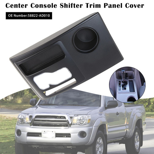 2005-2015 Toyota Tacoma Center Console Shifter Trim Panel Cover 58822-AD010 Black Generic