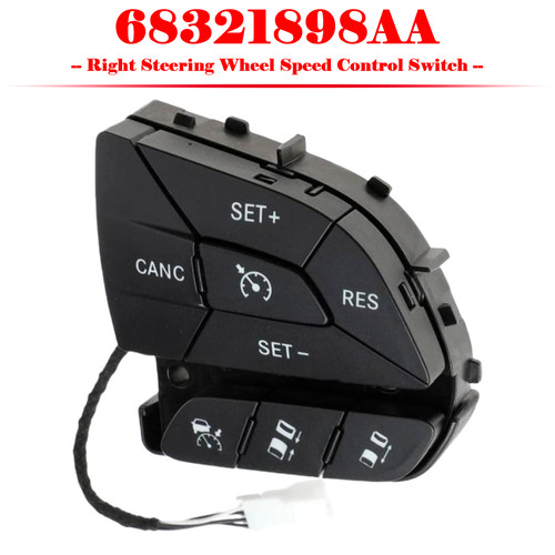 Right Steering Wheel Speed Control Switch for Challenger Charger 68321898AA
