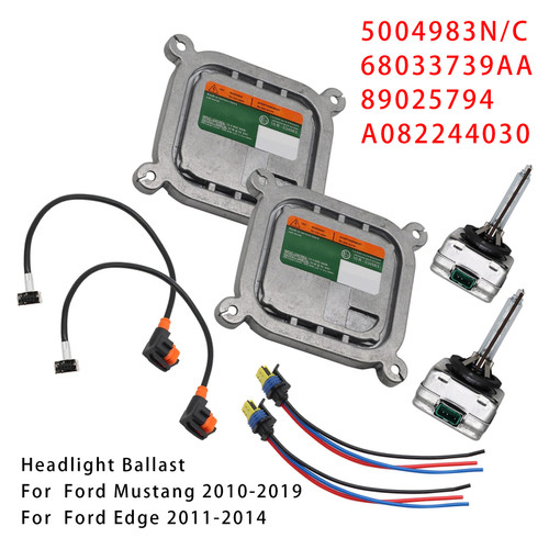 2010-2019 Ford Mustang Xenon Headlight Ballast HID Control Unit Module Kit 8A5Z-13C170-A Generic