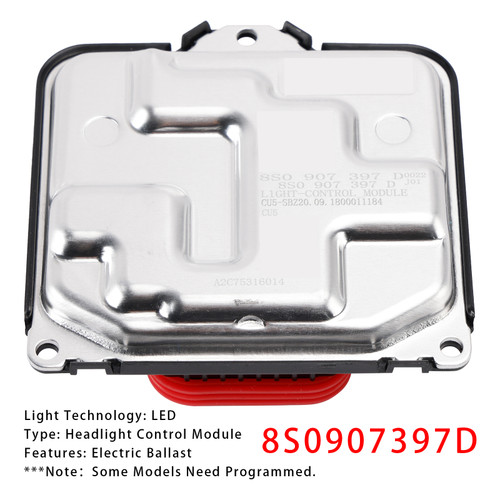 2016-2020 Audi Q2 SQ2 GA SUV LED Light Control Module STD 8S0907397D Generic