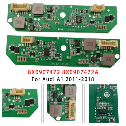 2011-2018 Audi A1 Left+Right LED Headlight Power Controller Module 8X0907472 8X0907472A Generic