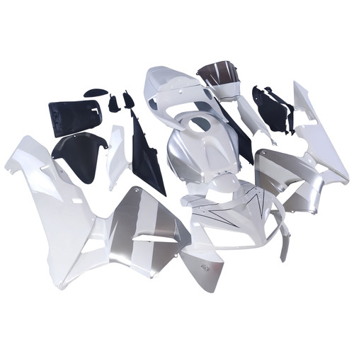 2005-2006 Honda CBR600RR Amotopart Fairings White & Silver Repsol Racing Customs Fairing