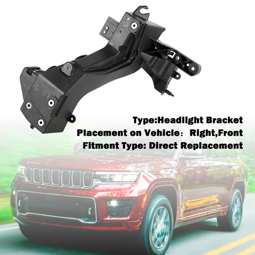 2014-2021 Jeep Grand Cherokee Headlight Bracket Right Side 68223400AA Generic