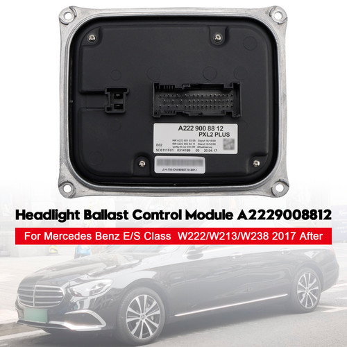 2017- Mercedes Benz E/S Class W222/W213/W238 Headlight Ballast Control Module A2229008812 Generic