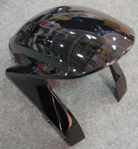 2007-2008 Honda CBR600RR Amotopart Fairings Black & Blue Flame Racing Customs Fairing
