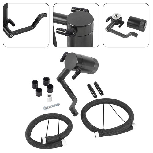 2011-2021 Jeep Grand Cherokee 6.4 Catch Can Air Oil Separator Black OCC-1056 Generic