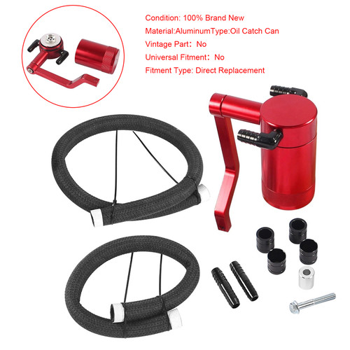 2011-2021 Jeep Grand Cherokee 6.4 Catch Can Air Oil Separator Red OCC-1056 Generic