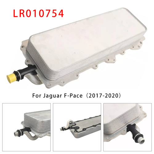 2017-2020 Jaguar F-Pace Engine Oil Cooler w/Gasket LR010754 Generic