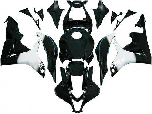 2007-2008 Honda CBR600RR Amotopart Fairings Black West Racing Customs Fairing