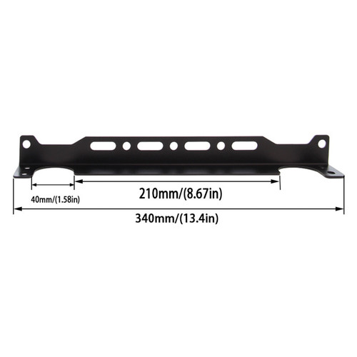 Japanese-Style Oil Cooler Mounting Bracket Kit 340mm 13.4inch Generic