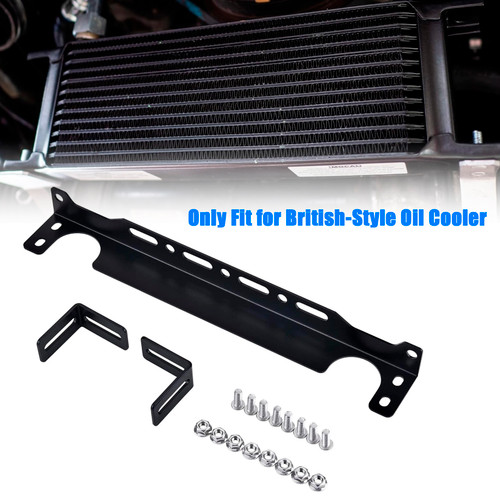 British-Style Oil Cooler Mounting Bracket Kit 330mm 13.4inch Generic