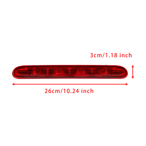 2016-2024 Toyota Proace Ii LED Rear Stop Brake Light 9811325980 Red Generic