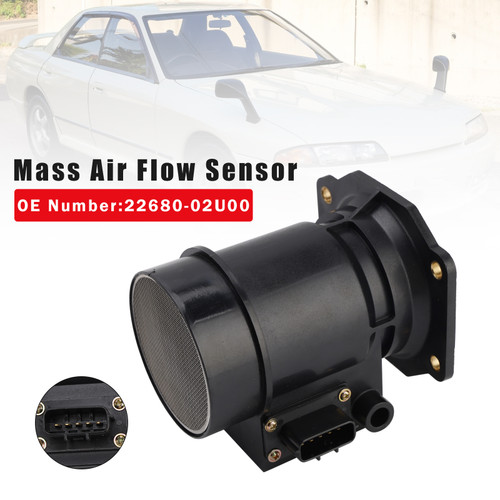 1990-1997 Nissan  Laurel (C34) Mass Air Flow Sensor 22680-02U00 Generic