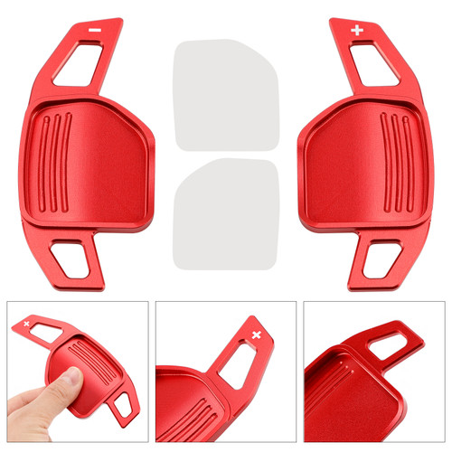2006-2010 Audi S5 S6 S8 RS6 Q7 Steering Wheel Paddle Shifter Aluminium Red Generic