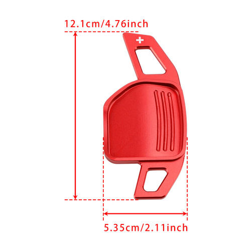 2006-2010 Audi S5 S6 S8 RS6 Q7 Steering Wheel Paddle Shifter Aluminium Red Generic