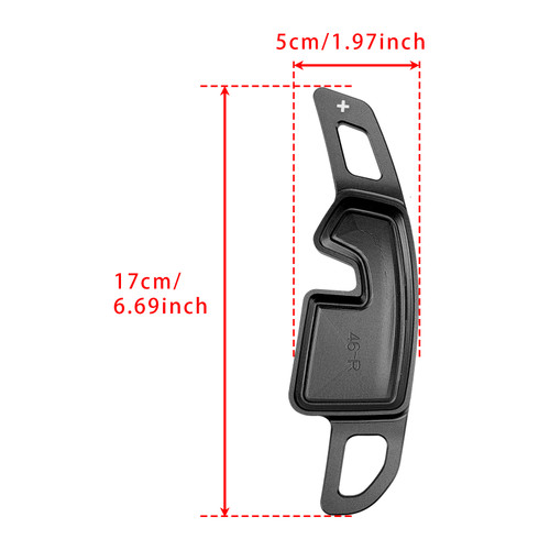 2025-up BMW X3 iX3 (G45) Steering Wheel Paddle Shifter Black Generic